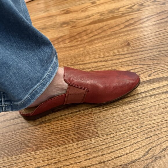 Frye Terri Gore Red Clay leather mules - Picture 11 of 12